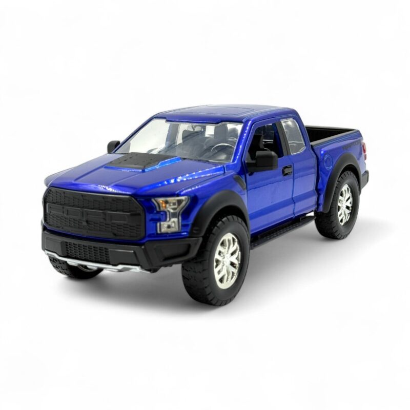 Ford F150 Raptor 2017 Pickup Azul Jada Escala 1/24 Sin Caja