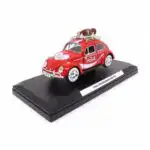 VW Beetle Vocho 1966 Coca Cola Motor City Escala 1/24 - Imagen 9