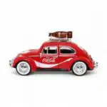 VW Beetle Vocho 1966 Coca Cola Motor City Escala 1/24 - Imagen 7