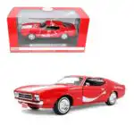 Ford Mustang Sportsroof 1971 Coca Cola Motor City Classics Escala 1/24 Rojo Metal - Imagen 10