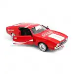 Ford Mustang Sportsroof 1971 Coca Cola Motor City Classics Escala 1/24 Rojo Metal - Imagen 6