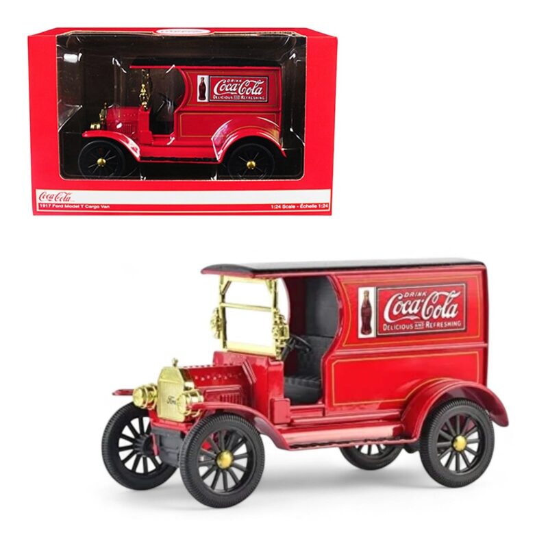 Ford Model T Cargo Van 1917 Coca Cola Motor City Escala 1/24