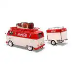 VW Combi T1 1960 y Remolque Coca Cola Motor City Escala 1/43 - Imagen 7