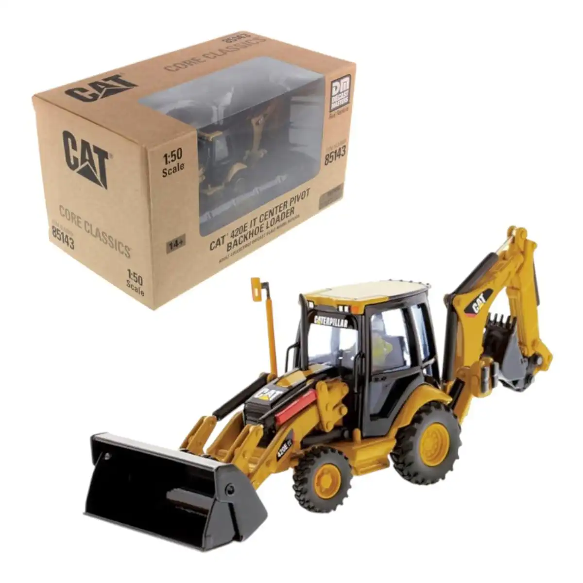 85143CCAT CAT 420E IT Retroexcavadora Backhoe DieCast Masters 1/50