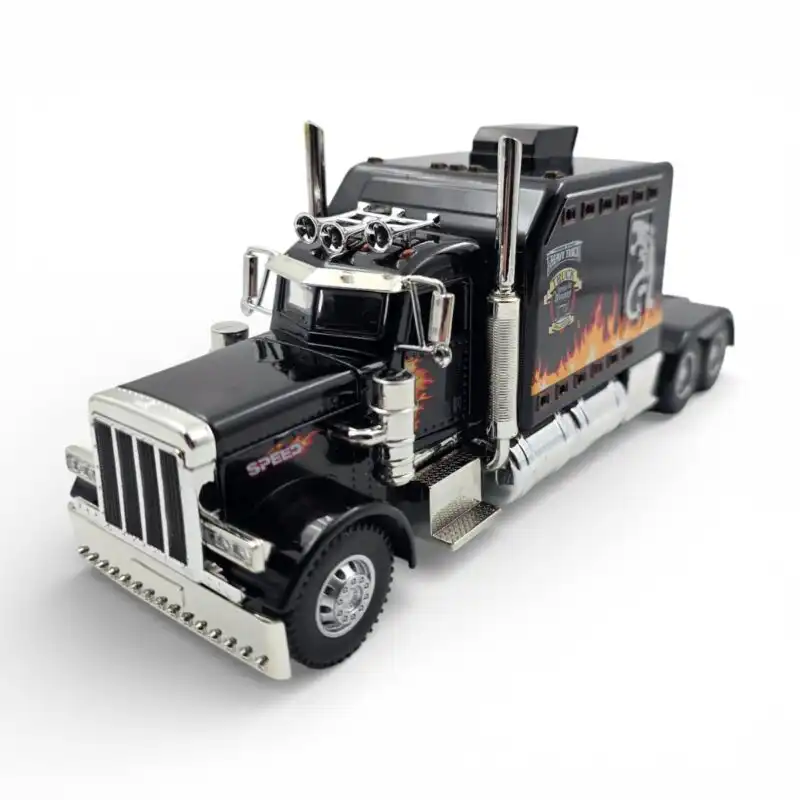 Tráiler Peterbilt 389 Con Luz y Sonido Sin Caja Escala 1/32