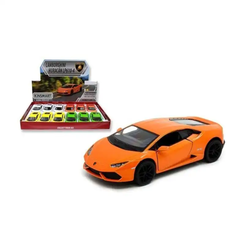 Lamborghini Huracán LP610-4 Caja 12 Pcs Kinsmart Escala 1/36