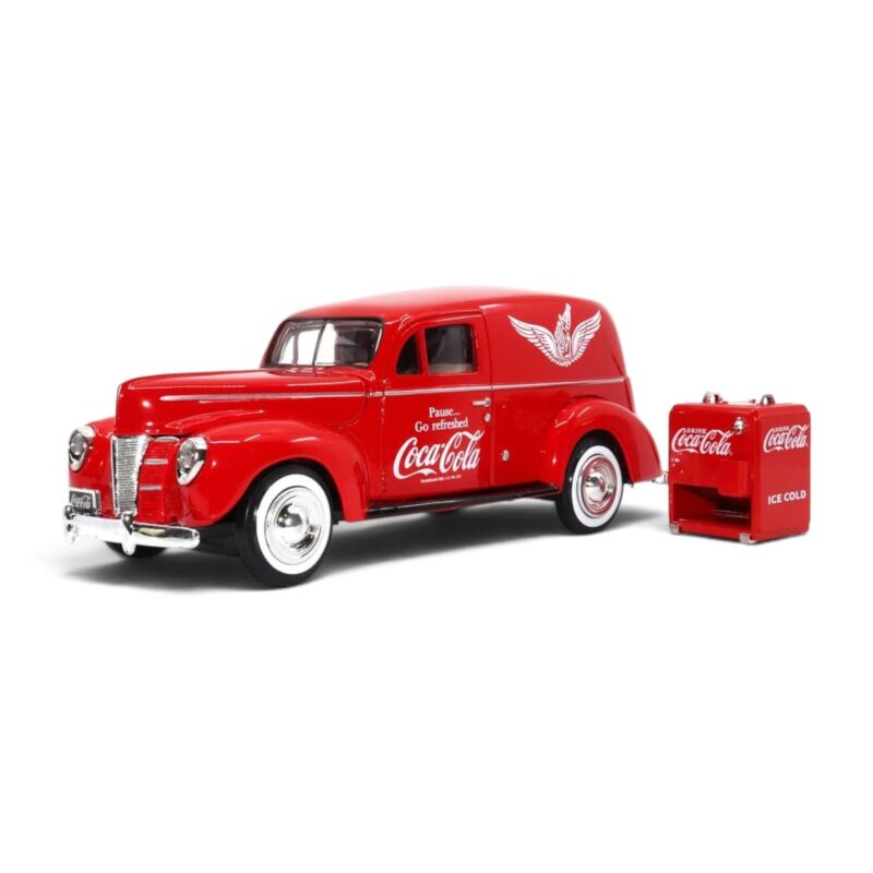 Ford Sedán Delivery Van 1940 con Hielera Coca Cola Motor City Classics Escala 1/24