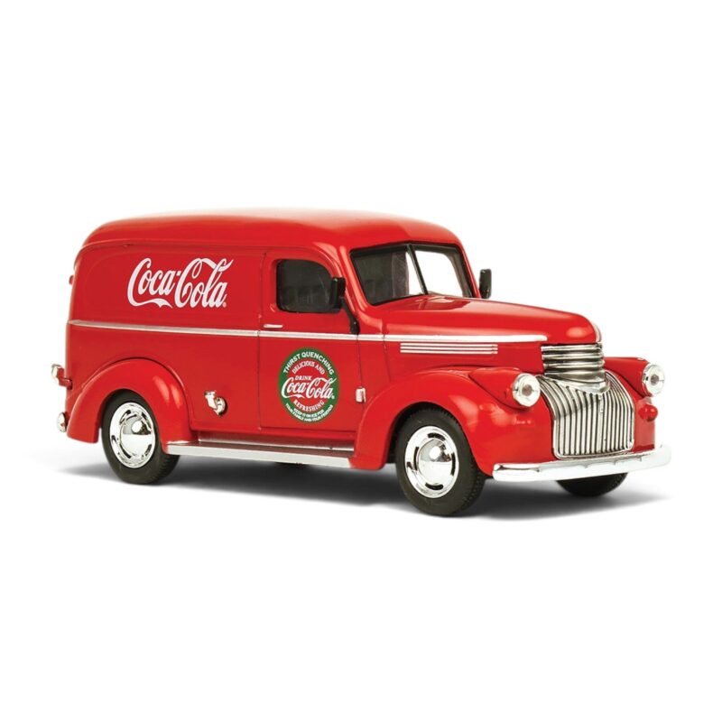 Chevrolet Panel Delivery Van 1945 Coca Cola Motor City Classics Escala 1/43 Rojo