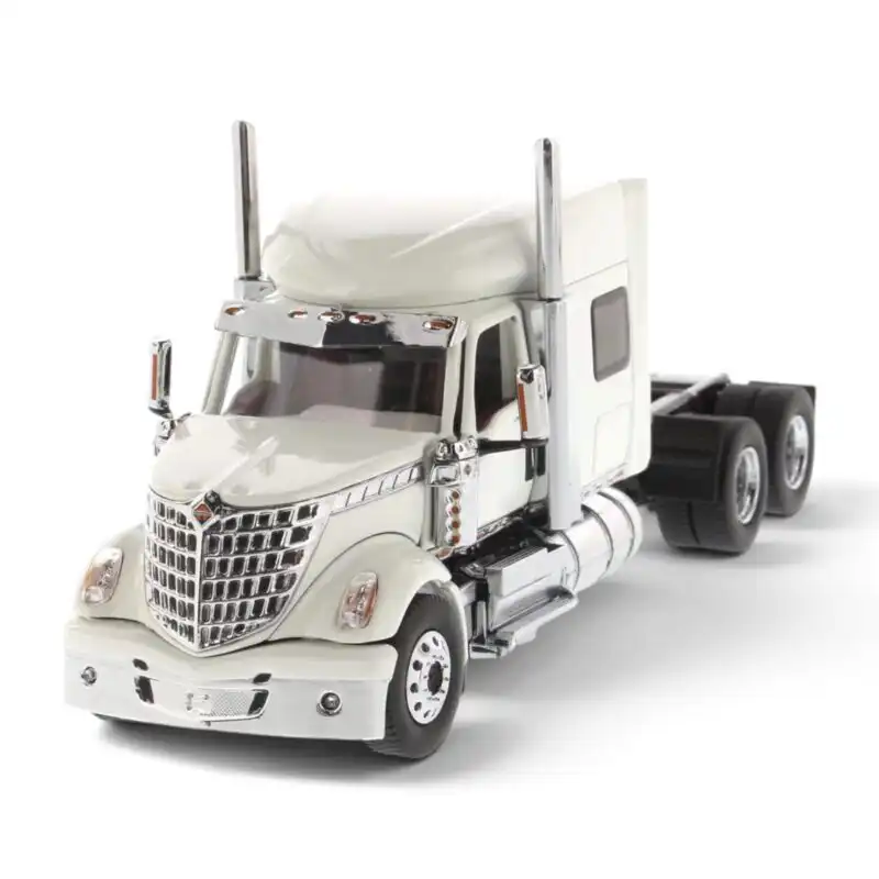 International LoneStar Sleeper Tráiler 2019 Diecast Masters Escala 1/50 Blanco