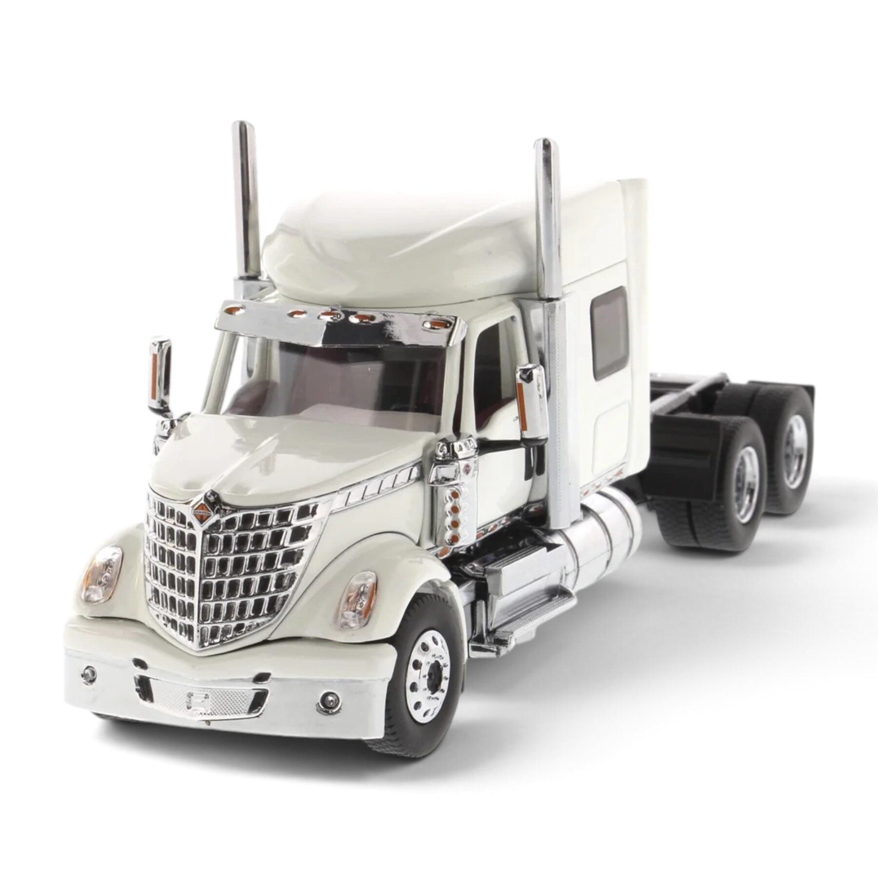 71024Lonestar4 International LoneStar Sleeper Tráiler 2019 Diecast Masters Escala 1/50 Blanco