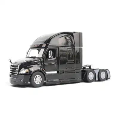 Freightliner New Cascadia Tráiler Transport Series Diecast Masters Escala 1/50 Negro