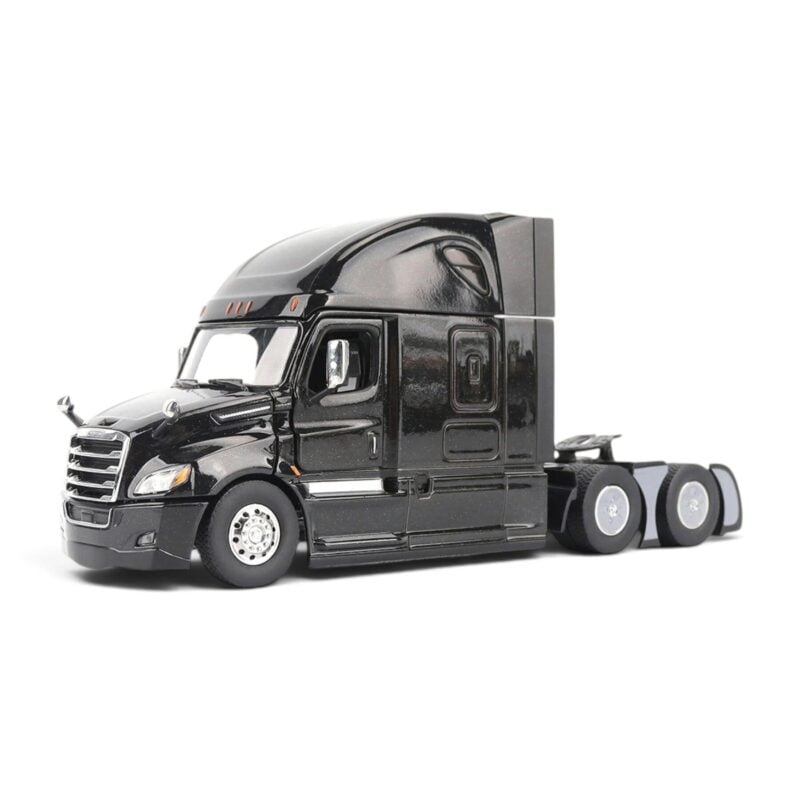 Freightliner New Cascadia Tráiler Transport Series Diecast Masters Escala 1/50 Negro