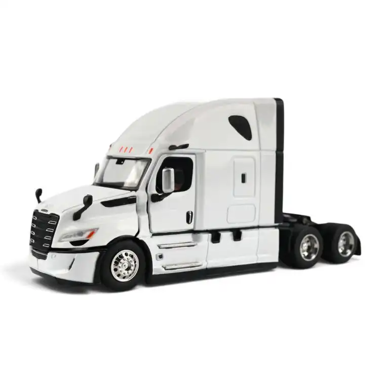 Freightliner Cascadia 5 Generación 2025 Tráiler Diecast Masters Escala 1/64 Blanco