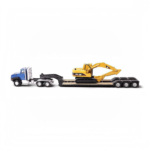 CAT CT660 Lowboy Tráiler y Excavadora CAT 315C L Diecast Masters Escala 1/87 - Imagen 2