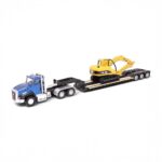 CAT CT660 Lowboy Tráiler y Excavadora CAT 315C L Diecast Masters Escala 1/87
