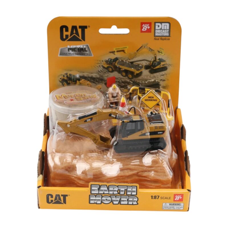 CAT M318D Excavadora con Arena Earth Mover Diecast Masters Escala 1/87