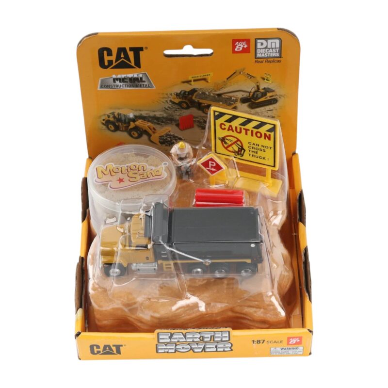 CAT CT681 Camión de Volteo con Arena Earth Mover Diecast Masters Escala 1/87