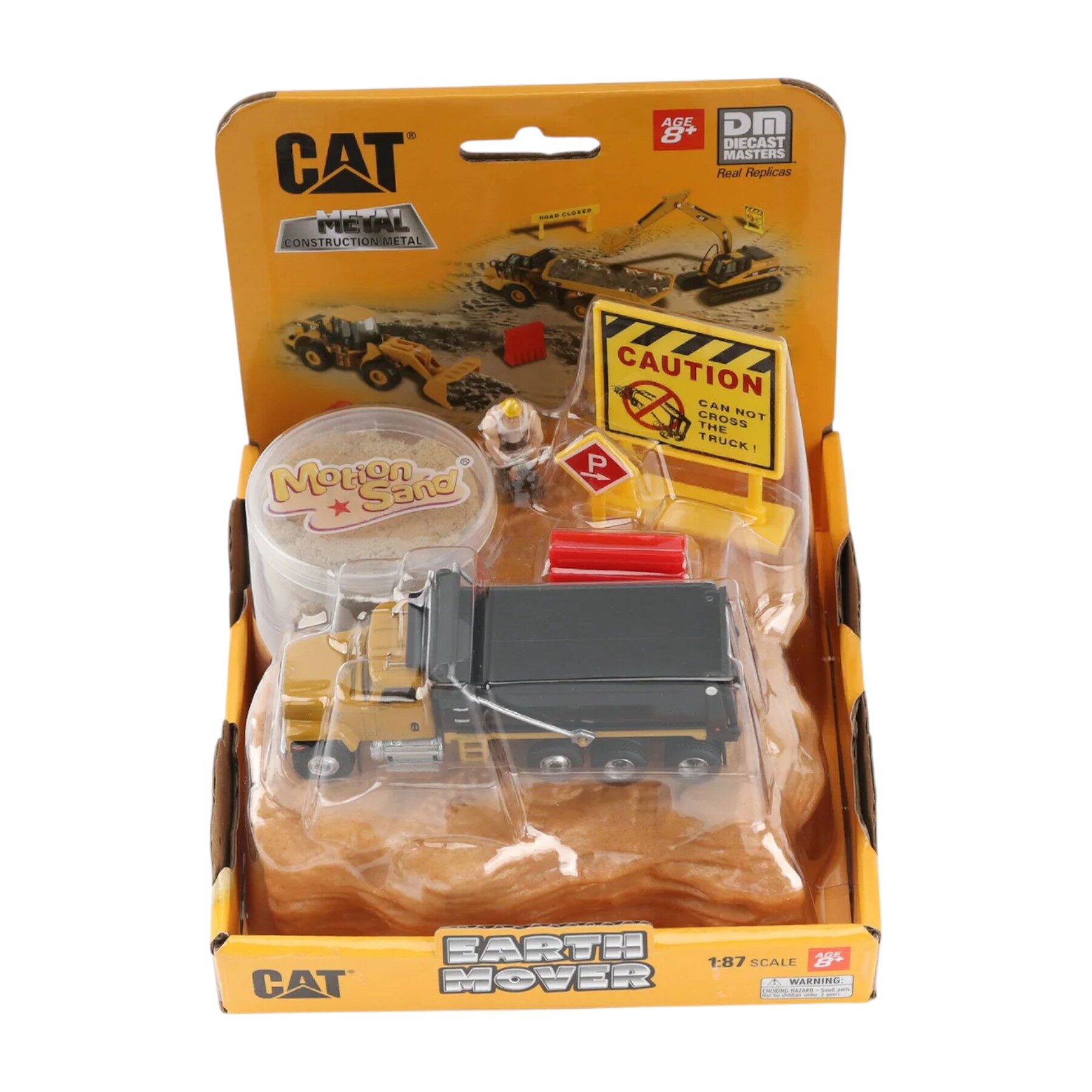 84556CAT CAT CT681 Camión de Volteo con Arena Earth Mover Diecast Masters Escala 1/87